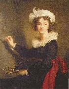 Elisabeth Louise Viegg-Le Brun Self portrait, painted at Florence, china oil painting reproduction